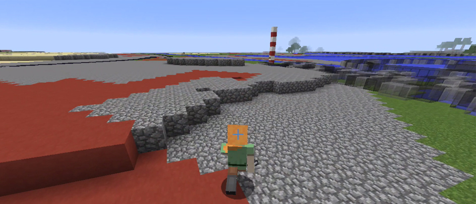 Bygg Västerås infrastruktur i Minecraft.