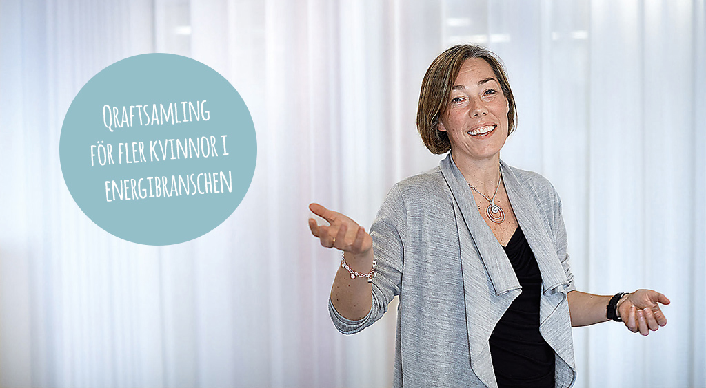 Pernilla Winnhed vd Energiföretagen Sverige. Qraftsamling ska ge fler kvinnor till energibranschen.